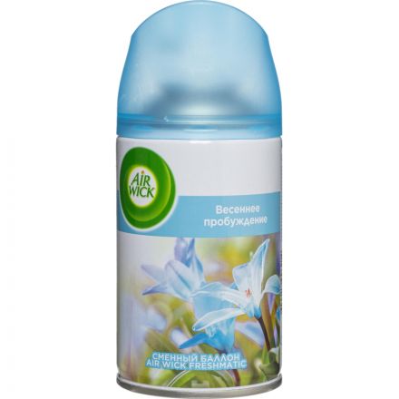 Баллон сменный для автоосвежителя Air Wick Pure Весеннее пробуждение, 250мл