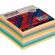 Блок для записей Attache Economy проклеенный  8х8х4, 5 цветов, 65 г