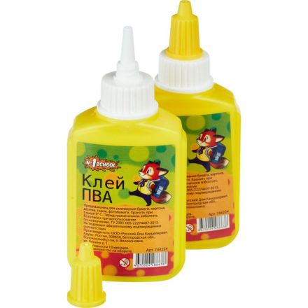 Клей ПВА №1 School Лисята 65 г Клей ПВА №1 School Лисята 65 г