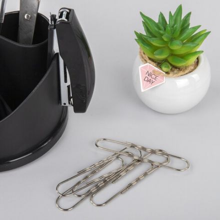 Скрепки большие 78 мм, BRAUBERG, никелированные, гофрированные, 50 шт., в картонной коробке, 270450 Скрепки большие 78 мм, BRAUBERG, никелированные, гофрированные, 50 шт., в картонной коробке, 270450