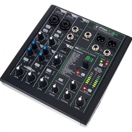 Микшерный пульт Mackie ProFX6v3, 6-канальный, с процессором эффектов Микшерный пульт Mackie ProFX6v3, 6-канальный, с процессором эффектов