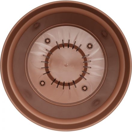 Горшок д/цветов Mint D310мм, 10,7л с поддоном (терракотовый), 221612232 Горшок д/цветов Mint D310мм, 10,7л с поддоном (терракотовый), 221612232