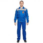 Костюм рабочий летний муж л10-КБР вас/сер/оранж (р.48-50) 182-188 (серия л)