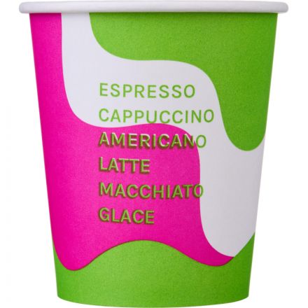 Стакан одноразовый бум 1сл 250 мл d-80мм Волна (MIX 4 диз.) 50шт/уп Стакан одноразовый бум 1сл 250 мл d-80мм Волна (MIX 4 диз.) 50шт/уп