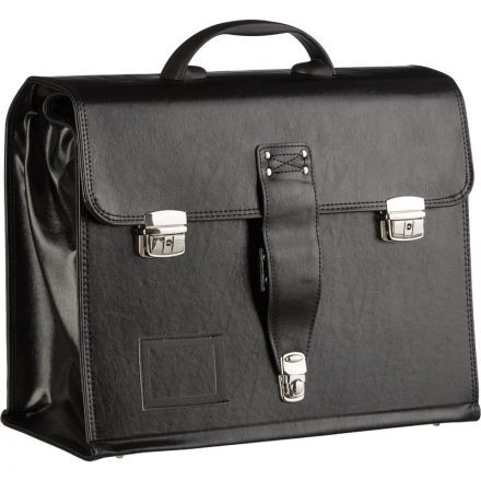 Портфель Алекс из искусственной кожи черного цвета (1031-6)