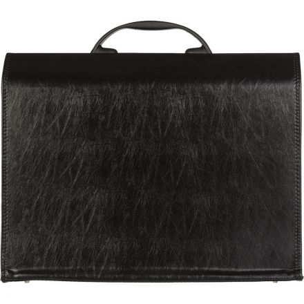 Портфель Алекс из искусственной кожи черного цвета (1031-6)