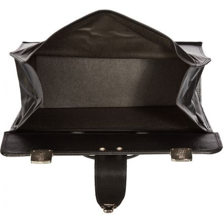 Портфель Алекс из искусственной кожи черного цвета (1031-6)