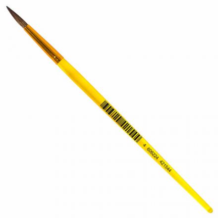 Кисть ПОНИ, круглая, № 4, цветная ручка, ЮНЛАНДИЯ, 201063 Кисть ПОНИ, круглая, № 4, цветная ручка, ЮНЛАНДИЯ, 201063