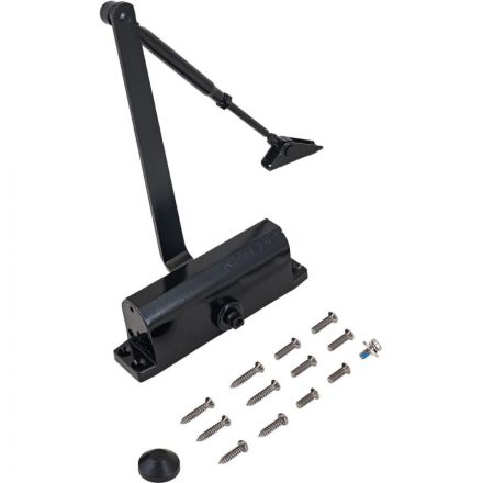 Доводчик дверной NOTEDO DC-080 BLACK 60-120 кг черный (10)