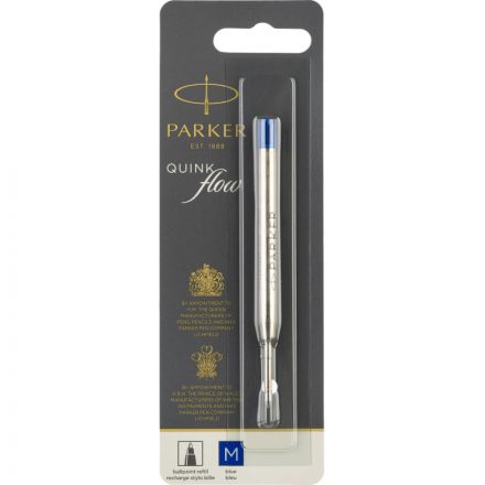 Стержень шариковый 98мм ParkerQuink Flow,1мм,синий, блистер,Франция,1950371 Стержень шариковый 98мм ParkerQuink Flow,1мм,синий, блистер,Франция,1950371