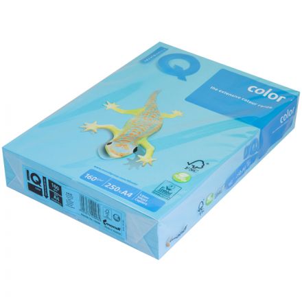 Бумага IQ "Color intensive" А4, 160г/м2, 250л. (светло-синий) Бумага IQ "Color intensive" А4, 160г/м2, 250л. (светло-синий)
