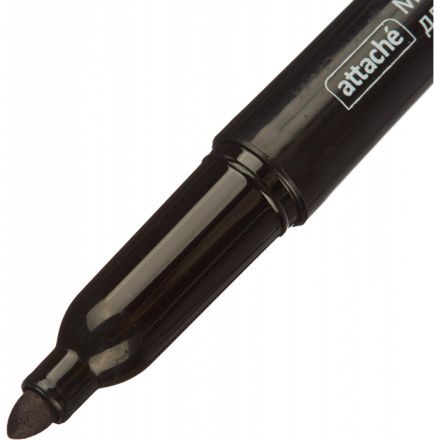 Маркер для CD Attache черный двусторонний (толщина линии 0.7 и 1 мм) Маркер для CD Attache черный двусторонний (толщина линии 0.7 и 1 мм)