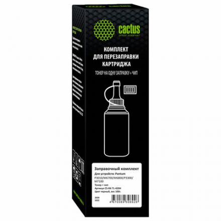 Заправочный комплект CACTUS (CS-RK-TL-420H) для Pantum P3010/M6700/M6800, с чипом, 100 г Заправочный комплект CACTUS (CS-RK-TL-420H) для Pantum P3010/M6700/M6800, с чипом, 100 г