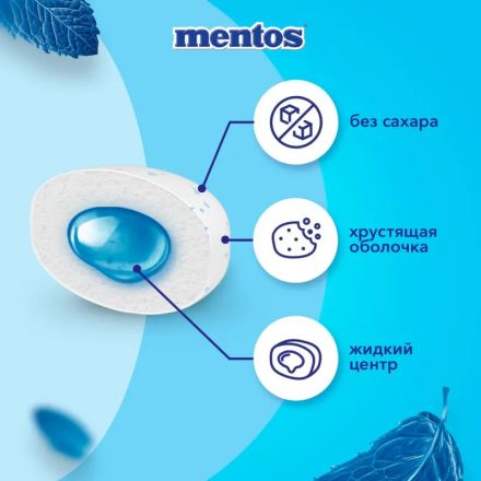 Жевательная резинка Mentos Pure Fresh вкус Свежая мята, банка, 100г Жевательная резинка Mentos Pure Fresh вкус Свежая мята, банка, 100г
