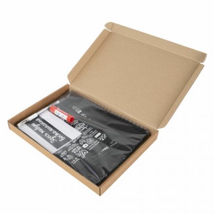 Фотоальбом "Счастье – это моменты" 24 чёрных листа 22x30, уголки, стикеры, ручка, клей, BRAUBERG, 391310