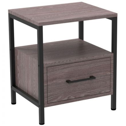 Тумба TI_прикроватная Комус Мебель Онега-13 с ящ.ун.420х350х500 яс.анк.темн