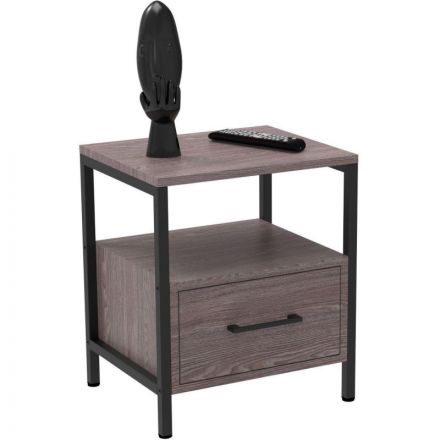 Тумба TI_прикроватная Комус Мебель Онега-13 с ящ.ун.420х350х500 яс.анк.темн