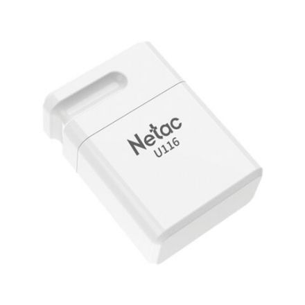 Флеш-диск 32 GB NETAC U116, USB 2.0, белый, NT03U116N-032G-20WH Флеш-диск 32 GB NETAC U116, USB 2.0, белый, NT03U116N-032G-20WH