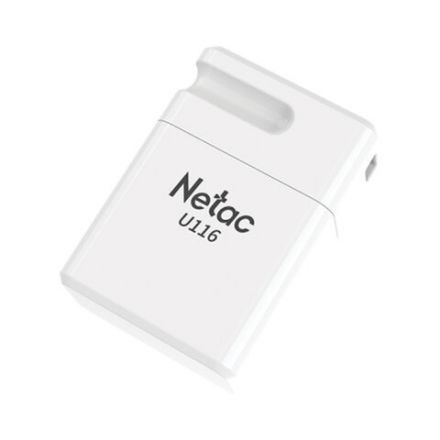 Флеш-диск 32 GB NETAC U116, USB 2.0, белый, NT03U116N-032G-20WH Флеш-диск 32 GB NETAC U116, USB 2.0, белый, NT03U116N-032G-20WH