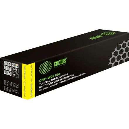 Картридж лазерный Cactus CSP-W2412A 216A жел. для HP MFP M182/M183
