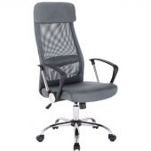 Кресло BN_Sp_EChair-589 TC сетка/ткань черный/серый, хром