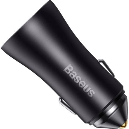 Зарядное устройство Baseus Golden Contactor MaxDual U+C DarkGrey CGJM000113 Зарядное устройство Baseus Golden Contactor MaxDual U+C DarkGrey CGJM000113