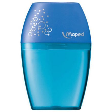Точилка MAPED (Франция) "Shaker", с контейнером повышенной вместимости, ассорти, дисплей, 534753 Точилка MAPED (Франция) "Shaker", с контейнером повышенной вместимости, ассорти, дисплей, 534753