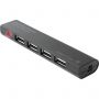Хаб USB 2.0, 4 порта, черный, DEFENDER QUADRO PROMT, 83200 Хаб USB 2.0, 4 порта, черный, DEFENDER QUADRO PROMT, 83200