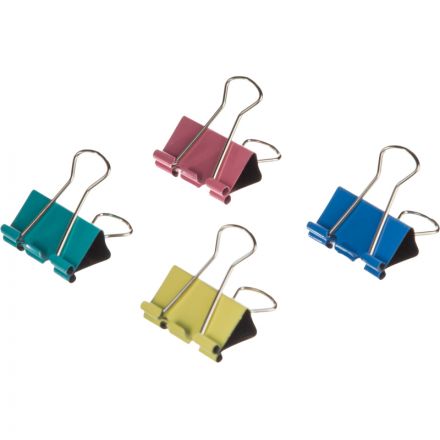 Зажимы для бумаг 19мм 12шт/уп Attache Economy, цветные, в карт.коробке Зажимы для бумаг 19мм 12шт/уп Attache Economy, цветные, в карт.коробке