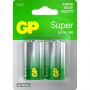 Батарейки GP Super большие D LR20 (2 штуки в упаковке)