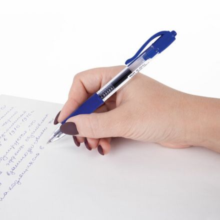 Ручка гелевая автоматическая с грипом PILOT G-2, СИНЯЯ, корпус прозрачный, узел 0,5 мм, линия письма 0,3 мм, BL-G2-5 Ручка гелевая автоматическая с грипом PILOT G-2, СИНЯЯ, корпус прозрачный, узел 0,5 мм, линия письма 0,3 мм, BL-G2-5