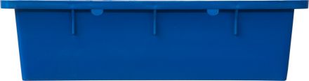 Ящик сырково-творожный 532х400х141 синий без крышки