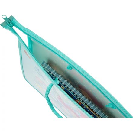 Папка для тетрадей №1School Русалка А4 на молн с ручкам,пластик, 45мм,ПТ-15 Папка для тетрадей №1School Русалка А4 на молн с ручкам,пластик, 45мм,ПТ-15