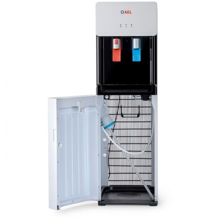 Кулер для воды напольный AEL LC-AEL-850a, нагрев/охлаждение компрессор., нижняя загрузка бутыли, белый Кулер для воды напольный AEL LC-AEL-850a, нагрев/охлаждение компрессор., нижняя загрузка бутыли, белый