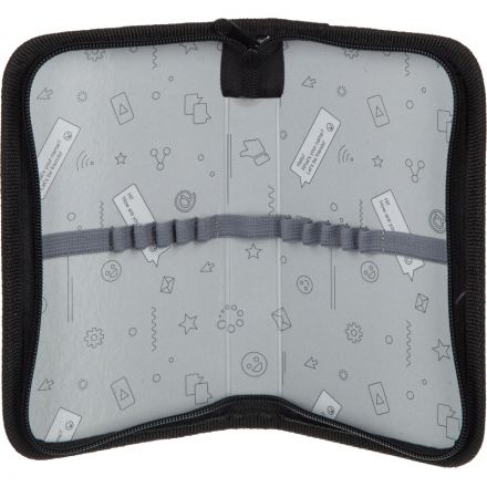 Пенал Комус Класс Team оранжевый, 1 секц., 190x110x20мм, ткань, 1554530