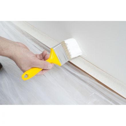 Клейкая лента бумажная (малярная) 48мм х 25м, креппированная