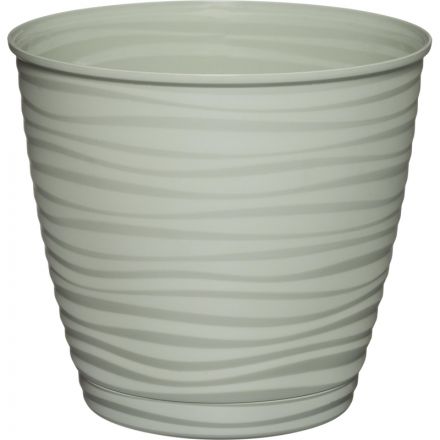 Горшок д/цветов Saffron D267мм,9,1л с поддоном (светло-зеленый),221610417