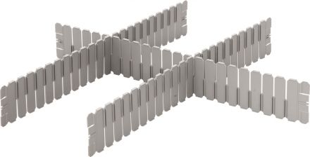 Разделитель для ящиков 600x85 PP серый