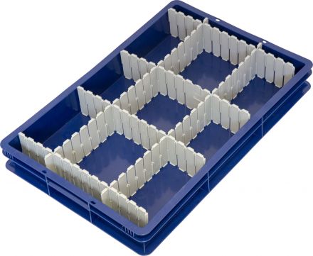 Разделитель для ящиков 600x85 PP серый