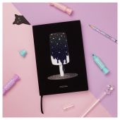 Ежедневник недатированный, А5, 136л., кожзам, MESHU "Magic. Ice cream", тон. блок, аппликация с анимированным изображением, закладка-ляссе Ежедневник недатированный, А5, 136л., кожзам, MESHU "Magic. Ice cream", тон. блок, аппликация с анимированным изображением, закладка-ляссе