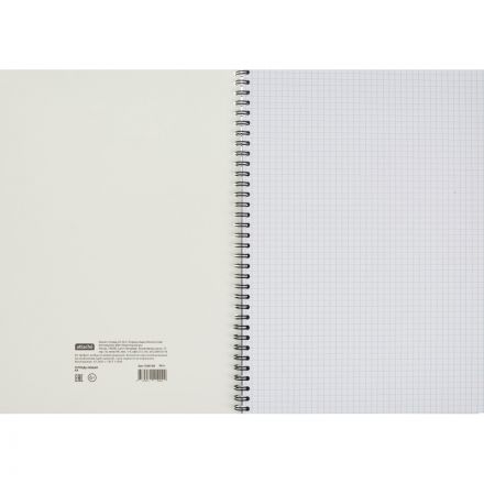 Тетрадь общая Attache Cristal,96л,клет,А4,спир,обл.мел.карт Тетрадь общая Attache Cristal,96л,клет,А4,спир,обл.мел.карт
