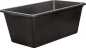 Емкость 65л. строительная, прямоугольная, без крышки цв. чёрный Емкость 65л. строительная, прямоугольная, без крышки цв. чёрный