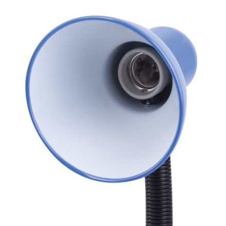 Настольная лампа / светильник SONNEN OU-203, на подставке, цоколь Е27, синий, 236677