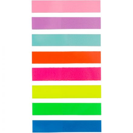 Клейкие закладки Attache Selection пластиковые 8 цветов по 20 листов 45x8 мм Клейкие закладки Attache Selection пластиковые 8 цветов по 20 листов 45x8 мм