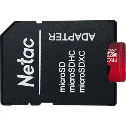 Карта памяти Netac MicroSD card P500 Extreme Pro 128GB, retail version w/SD Карта памяти Netac MicroSD card P500 Extreme Pro 128GB, retail version w/SD