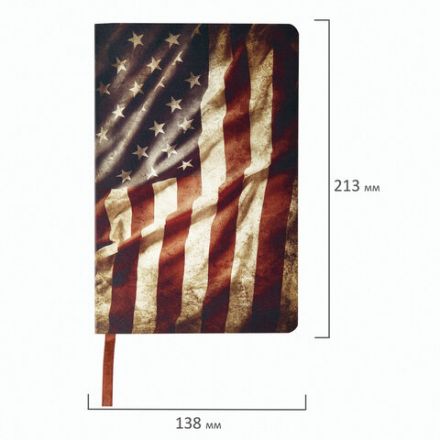 Ежедневник недатированный А5 (138х213 мм), BRAUBERG VISTA, под кожу, гибкий, 136 л., "Independence", 112006 Ежедневник недатированный А5 (138х213 мм), BRAUBERG VISTA, под кожу, гибкий, 136 л., "Independence", 112006