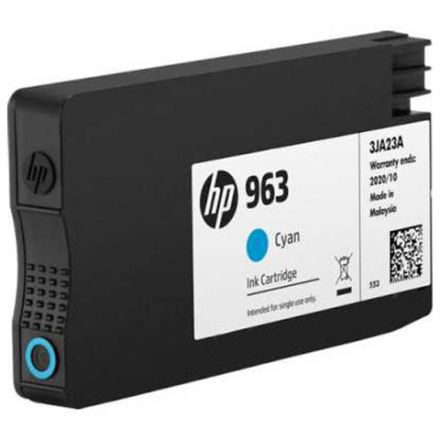 Картридж струйный HP (3JA23AE) для HP OfficeJet Pro 9010/9013/9020/9023, №963 голубой, ресурс 700 страниц Картридж струйный HP (3JA23AE) для HP OfficeJet Pro 9010/9013/9020/9023, №963 голубой, ресурс 700 страниц