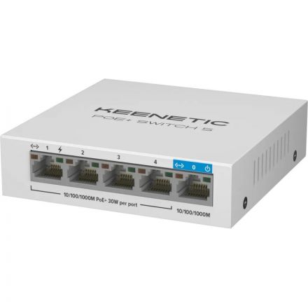 Коммутатор Keenetic PoE+ Switch 5 (KN-4610) Коммутатор Keenetic PoE+ Switch 5 (KN-4610)