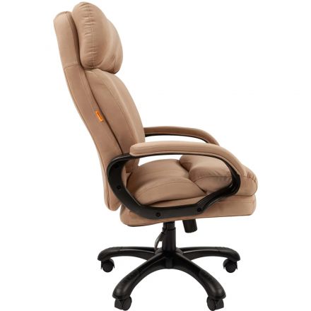 Кресло VT_Chairman Home 505 ткань Т-10 бежевый (черный пластик) Кресло VT_Chairman Home 505 ткань Т-10 бежевый (черный пластик)