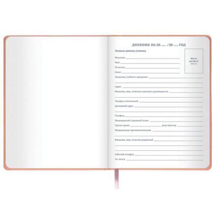 Дневник 1-11 класс 48 л., кожзам (твердая с поролоном), тиснение, аппликация, BRAUBERG, "Smart Cat", 106206
